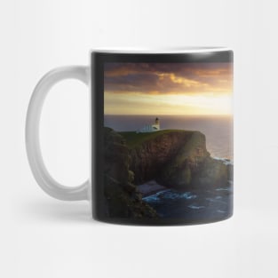 Stoer Lighthouse Sunset Mug